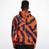 Super comfy fashion cotton hoodie for adults matching your team colors printed with navy blue, orange, white Detroit TIgers colors