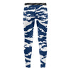 Athletic sports compression tights for youth and adult football, basketball, running, track, etc printed with predator navy blue and white New York Yankees Butler Bulldogs
