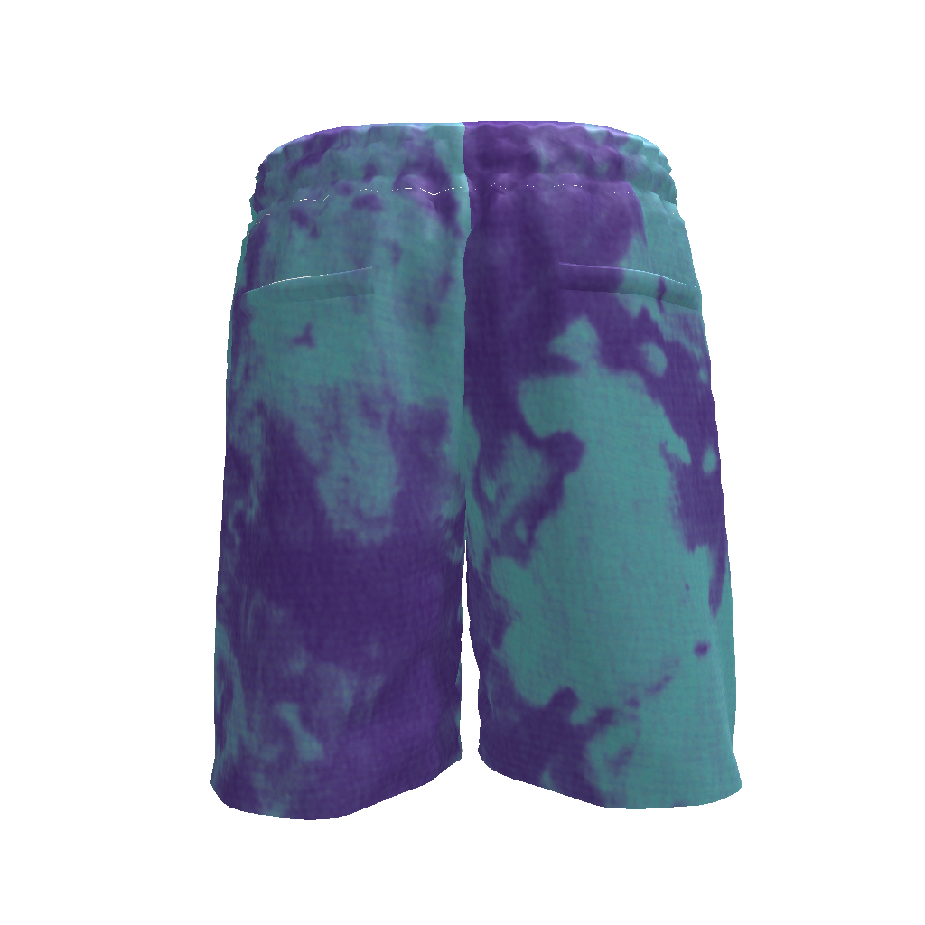 Retro mesh basketball short shorts for sports like basketball, athletic performance, gym workout, training, running, etc. printed with blue and purple Arizona Diamondbacks colors