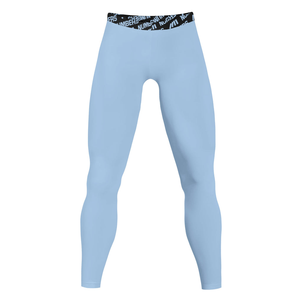 ADULT TIGHTS FULL LENGTH | PLAIN COLORS BABY BLUE