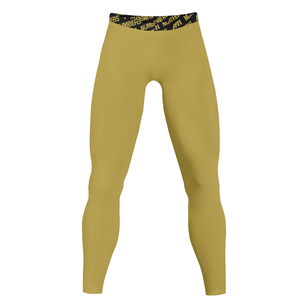 ADULT TIGHTS FULL LENGTH | PLAIN COLORS GOLD
