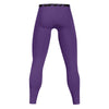 Athletic sports compression tights for youth and adult football, basketball, running, track, etc printed in the color purple