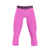Athletic sports compression tights for youth and adult football, basketball, running, etc printed with pink