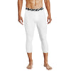 Athletic sports compression tights for youth and adult football, basketball, running, etc printed with the color white