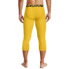 Athletic sports compression tights for youth and adult football, basketball, running, etc printed with the color yellow