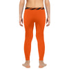 Athletic sports unisex compression tights for girls and boys flag football, tackle football, basketball, track, running, training, gym workout etc printed in orange
