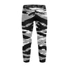 Athletic sports unisex kids youth compression tights for girls and boys flag football, tackle football, basketball, track, running, training, gym workout etc printed with predator black, white, and gray Las Vegas Raiders San Antonio Spurs