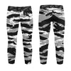 Athletic sports unisex kids youth compression tights for girls and boys flag football, tackle football, basketball, track, running, training, gym workout etc printed with predator black, white, and gray Las Vegas Raiders San Antonio Spurs