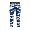 Athletic sports unisex kids youth compression tights for girls and  boys flag football, tackle football, basketball, track, running, training,  gym workout etc printed with predator navy blue and white BYU Cougars