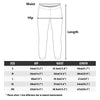 Athletic sports unisex compression tights for girls and boys flag football, tackle football, basketball, track, running, training, gym workout etc printed in white
