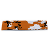 Athletic sports sweatband headband for youth and adult football, basketball, baseball, and softball printed in camo burnt orange, black, white colors