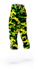 OREGON DUCKS CROSSFIT GYM ATHLETIC SPORTS TEAM COMPRESSION TIGHTS COLORS NEON YELLOW GREEN BLACK