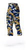 LOS ANGELES RAMS COLORS ATHLETIC FOOTBALL BASKETBALL COMPRESSION TIGHTS FOR SPORTS TEAMS UNIFORMS; GOLD, BLUE, WHITE