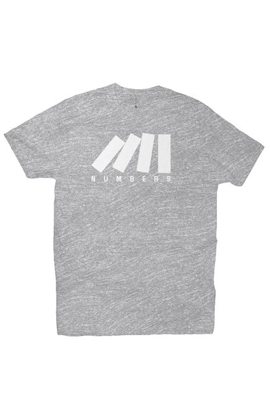 TSHIRT | Heather Gray + White Numbers Logo