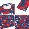 Athletic sports compression shirt for youth and adult football, basketball, baseball, cycling, softball etc printed with camouflage red, blue, white colors