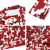 Athletic sports compression shirt for youth and adult football, basketball, baseball, cycling, softball etc printed with camouflage maroon, black, white colors