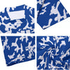 Athletic sports compression shirt for youth and adult football, basketball, baseball, cycling, softball etc printed with camouflage blue and white colors