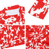 Athletic sports compression shirt for youth and adult football, basketball, baseball, cycling, softball etc printed with camouflage red and white colors