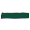 Athletic sports sweatband headband for youth and adult football, basketball, baseball, and softball printed with forest green