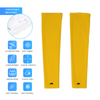 Athletic sports compression arm sleeve for youth and adult football, basketball, baseball, and softball printed in the color yellow