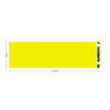 Athletic sports sweatband headband for youth and adult football, basketball, baseball, and softball printed in fluorescent yellow