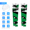 Athletic sports compression arm sleeve for youth and adult football, basketball, baseball, and softball printed with kelly green, white, and black Boston Celtics