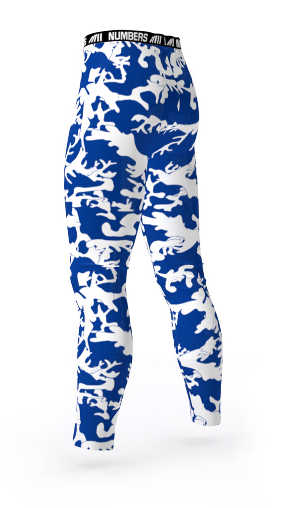 INDIANAPOLIS COLTS ATHLETIC SPORTS COMPRESSION TIGHTS COLORS BLUE WHITE