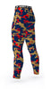NEW ORLEANS PELICANS COLORS ATHLETIC COMPRESSION TIGHTS FOR SPORTS TEAMS UNIFORMS; RED, BLUE, GOLD