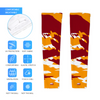 Athletic sports compression arm sleeve for youth and adult football, basketball, baseball, and softball printed with predator maroon, yellow, and white Arizona State Sun Devils USC Trojans Washington Redskins