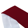 Athletic sports sweatband headband for youth and adult football, basketball, baseball, and softball printed in maroon