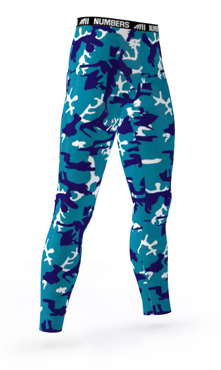 nike blue camo leggings